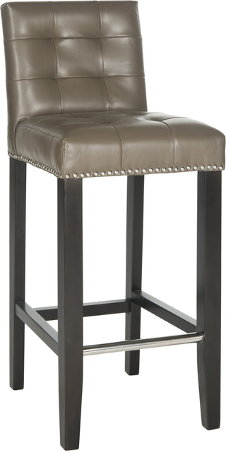 Safavieh Thompson Bar Stool Clay and Espresso Furniture 