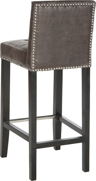 Safavieh Thompson Bar Stool Antique Brown and Espresso Furniture 