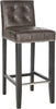 Safavieh Thompson Bar Stool Antique Brown and Espresso Furniture 