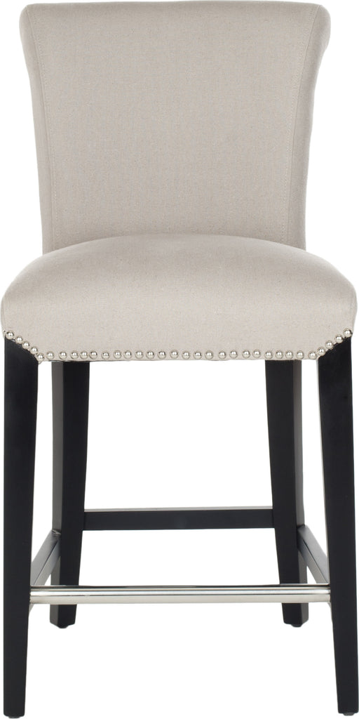 Safavieh Seth Counter Stool Taupe and Black Furniture main image