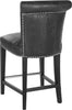 Safavieh Seth Counter Stool Black Crocodile and Furniture 