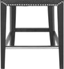 Safavieh Seth Counter Stool Black Crocodile and Furniture 
