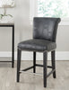 Safavieh Seth Counter Stool Black Crocodile  Feature