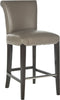 Safavieh Seth Counter Stool Clay and Espresso Furniture 