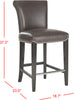 Safavieh Seth Counter Stool Antique Brown and Espresso Furniture 