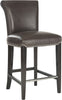 Safavieh Seth Counter Stool Antique Brown and Espresso Furniture 