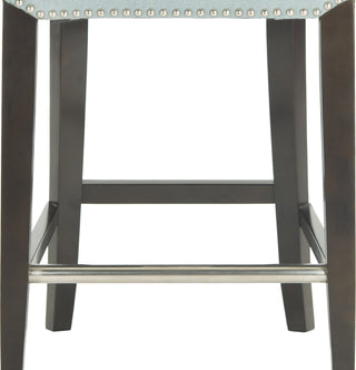 Safavieh Seth Counter Stool Sky Blue and Espresso Furniture 