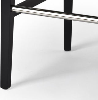 Safavieh Seth Bar Stool Black and Furniture 