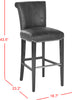 Safavieh Seth Bar Stool Black Crocodile and Furniture 