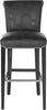 Safavieh Seth Bar Stool Black Crocodile and Furniture main image