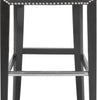 Safavieh Seth Bar Stool Black Crocodile and Furniture 