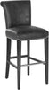Safavieh Seth Bar Stool Black Crocodile and Furniture 