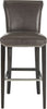 Safavieh Seth Bar Stool Antique Brown and Espresso Furniture main image
