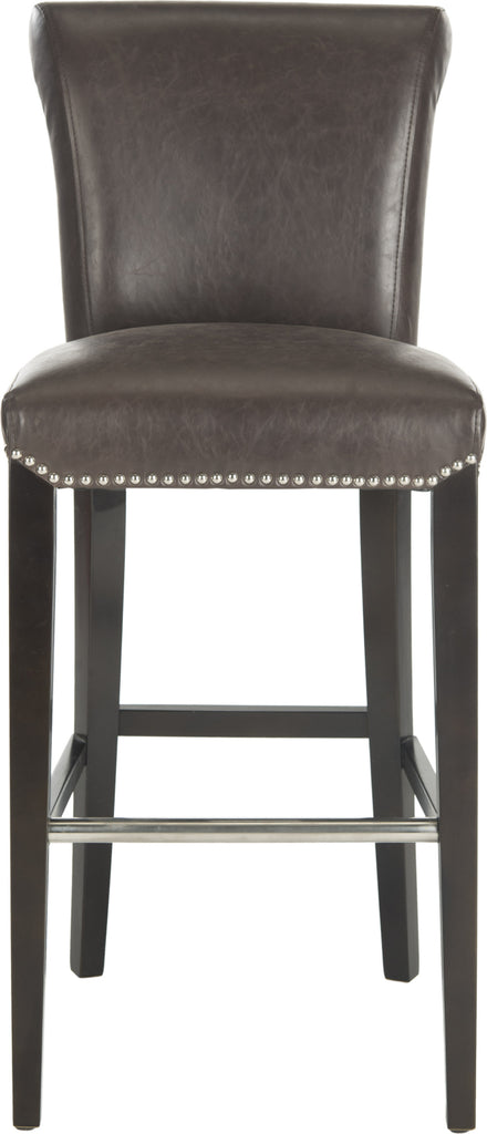 Safavieh Seth Bar Stool Antique Brown and Espresso Furniture main image