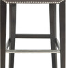 Safavieh Seth Bar Stool Antique Brown and Espresso Furniture 