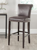 Safavieh Seth Bar Stool Antique Brown and Espresso  Feature