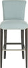 Safavieh Seth Bar Stool Sky Blue and Espresso Furniture main image