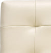 Safavieh Thompson 239'' Leather Counter Stool Cream and Cherry Mahogany Furniture 