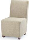 Safavieh Bleeker 19''H Linen Chair (SET Of 2) Olive Beige and Cherry Mahogany Furniture main image