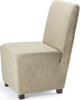 Safavieh Bleeker 19''H Linen Chair (SET Of 2) Olive Beige and Cherry Mahogany Furniture 