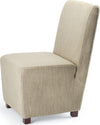 Safavieh Bleeker 19''H Linen Chair (SET Of 2) Olive Beige and Cherry Mahogany Furniture 