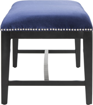 Safavieh Zambia Bench Royal Blue and Black Furniture 