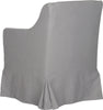 Safavieh Sandra Slipcover Chair Arctic Grey and Java Furniture 