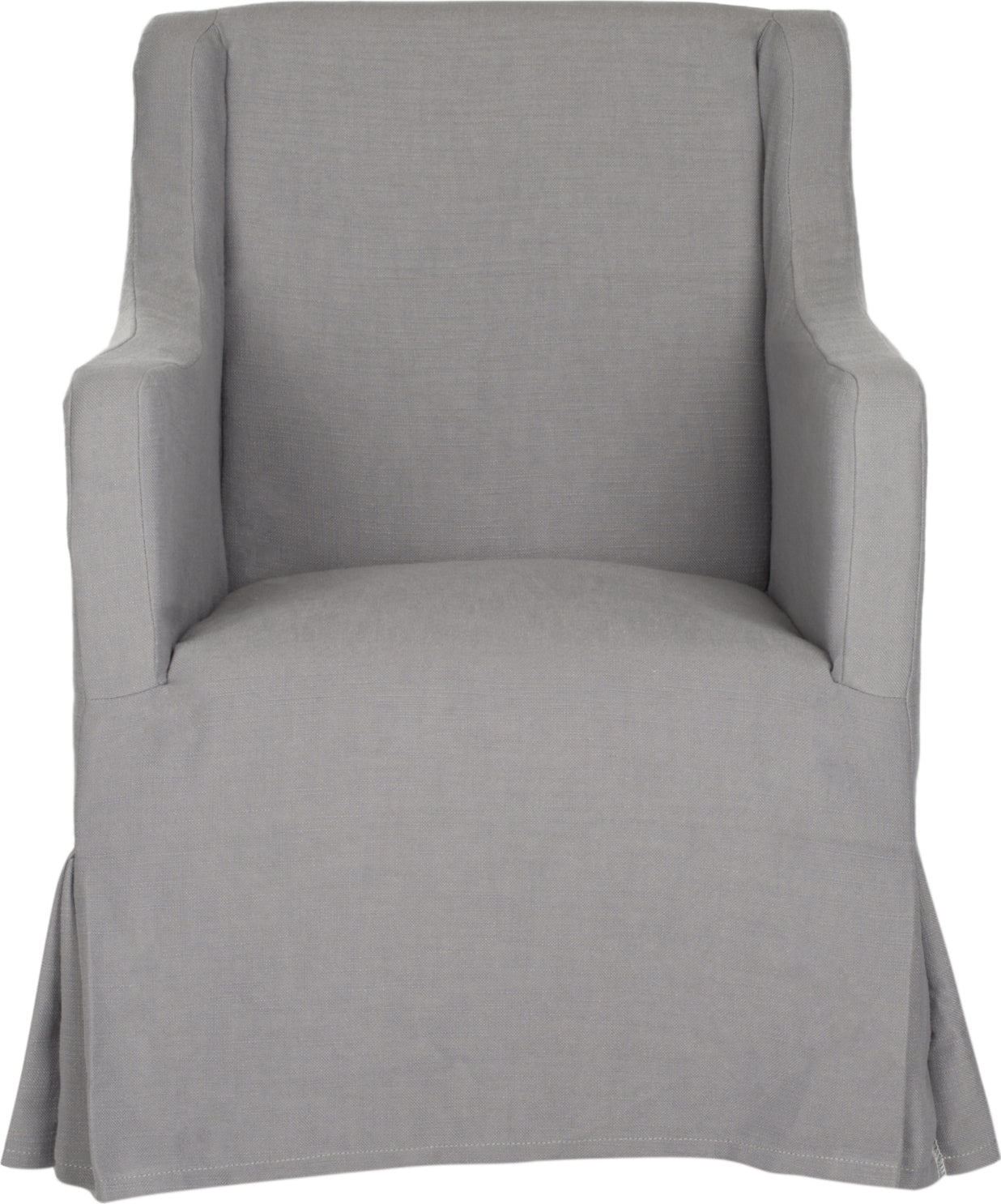 Safavieh Sandra Slipcover Chair Arctic Grey and Java Furniture main image