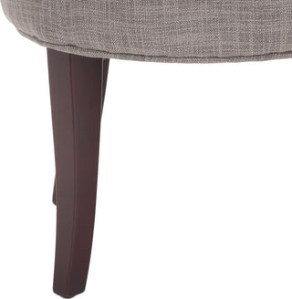 Safavieh Georgia Vanity Stool Stone and Cherry Mahogany Furniture 