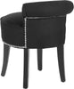Safavieh Georgia Vanity Stool Black and Espresso Furniture 