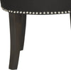 Safavieh Georgia Vanity Stool Black and Espresso Furniture 