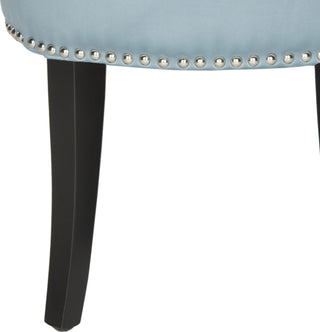 Safavieh Georgia Vanity Stool Teal and Espresso Furniture 