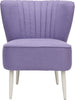 Safavieh Morgan Accent Chair Lavender and Eggshell Furniture main image