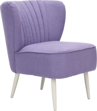 Safavieh Morgan Accent Chair Lavender and Eggshell Furniture 