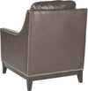 Safavieh Colton Club Chair Antique Brown and Espresso Furniture 