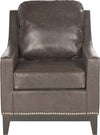 Safavieh Colton Club Chair Antique Brown and Espresso Furniture main image