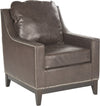 Safavieh Colton Club Chair Antique Brown and Espresso Furniture 