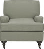 Safavieh Chloe Club Chair Sea Mist Blue and Java Furniture main image