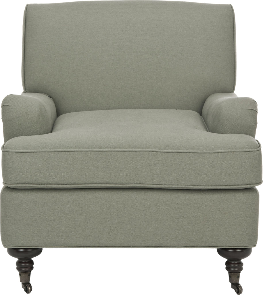 Safavieh Chloe Club Chair Sea Mist Blue and Java Furniture main image
