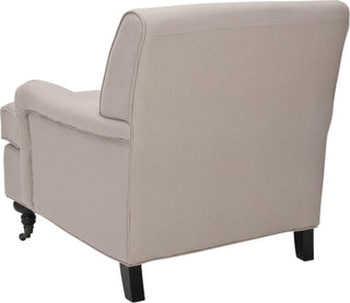 Safavieh Chloe Club Chair Taupe and Java Furniture 