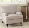 Safavieh Chloe Club Chair Taupe and Java  Feature