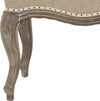 Safavieh Ramsey Bench With Flat Black Nail Heads Wheat Beige and Pickled Oak Finish Furniture 