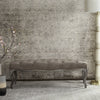 Safavieh Ramsey Bench Mushroom Taupe and Pickled Oak Finish Furniture 