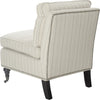 Safavieh Randy Slipper Chair Ercu and Espresso Furniture 