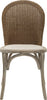 Safavieh Kioni 19''H Rattan Side Chair (SET Of 2) Taupe and Pickled Oak Furniture main image