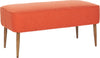 Safavieh Levi Bench Burnt Orange and Natural Oak Furniture 