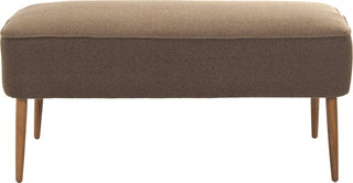 Safavieh Levi Bench Brown and Natural Oak Furniture main image