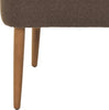 Safavieh Levi Bench Brown and Natural Oak Furniture 