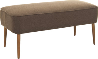 Safavieh Levi Bench Brown and Natural Oak Furniture 