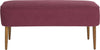 Safavieh Levi Bench Maroon and Natural Oak Furniture main image